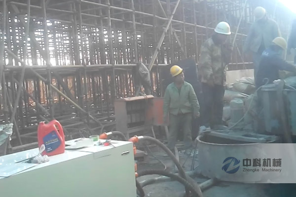 北京石景山區(qū)高架橋雙液注漿施工現(xiàn)場