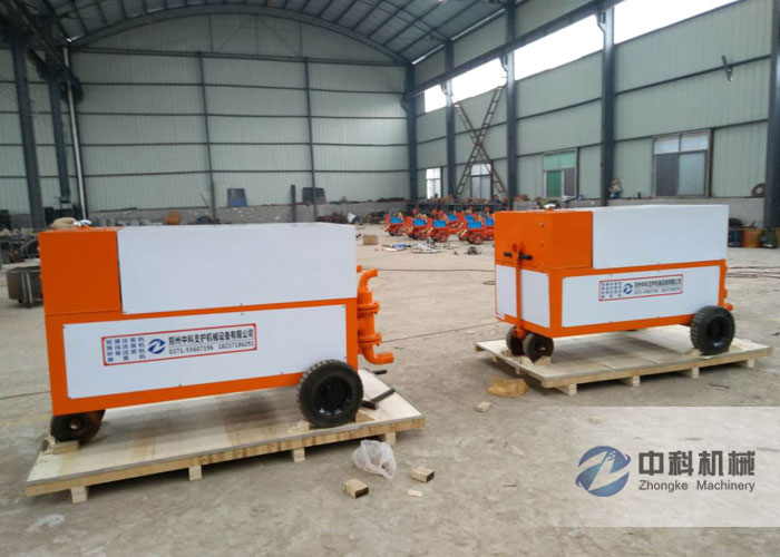 中交二航局出口巴基斯坦項目（雙液注漿泵、高速制漿機(jī)）