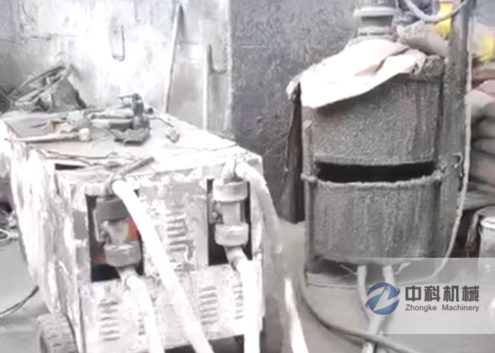 雙液注漿泵、雙層攪拌機施工現(xiàn)場